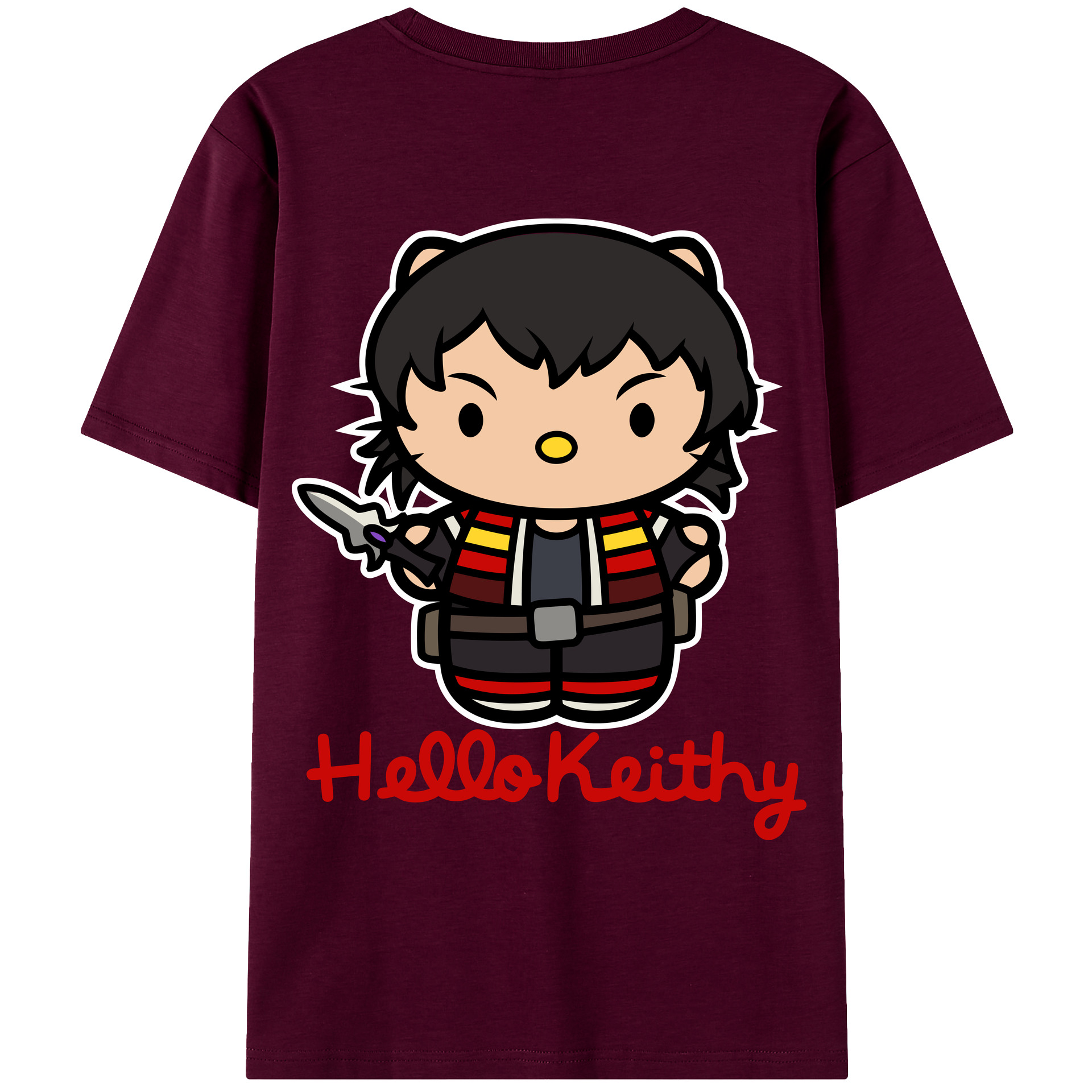 （画像用） Hello Kitty ハローキティ レディース半袖Tシャツ(バックプリント)